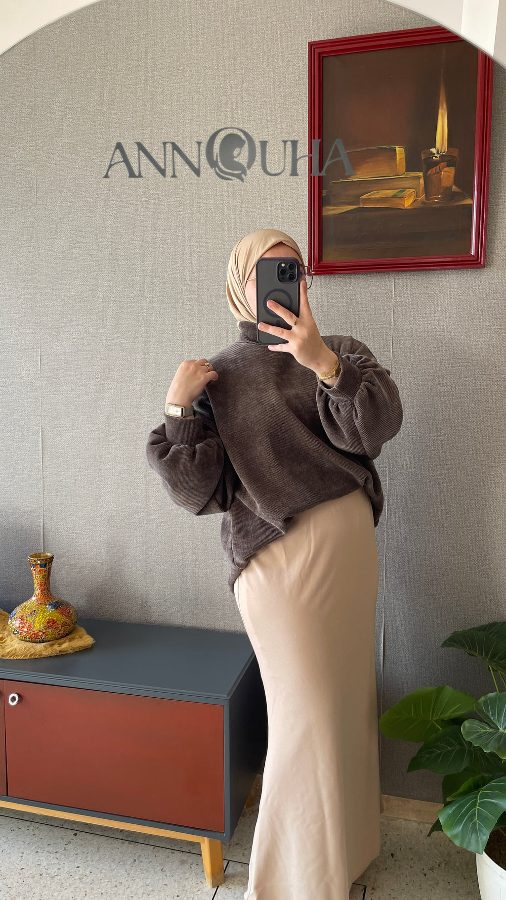 Pull Côtelé Chocolat