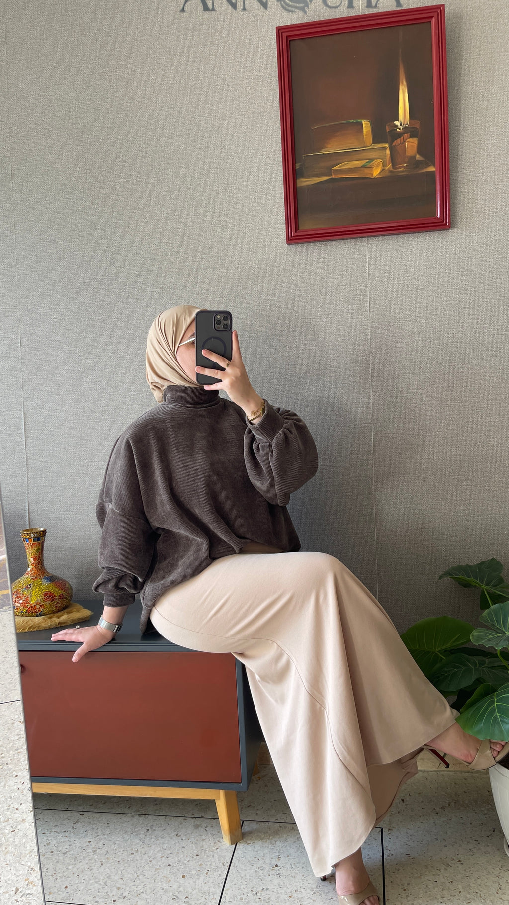 Pull Côtelé Chocolat