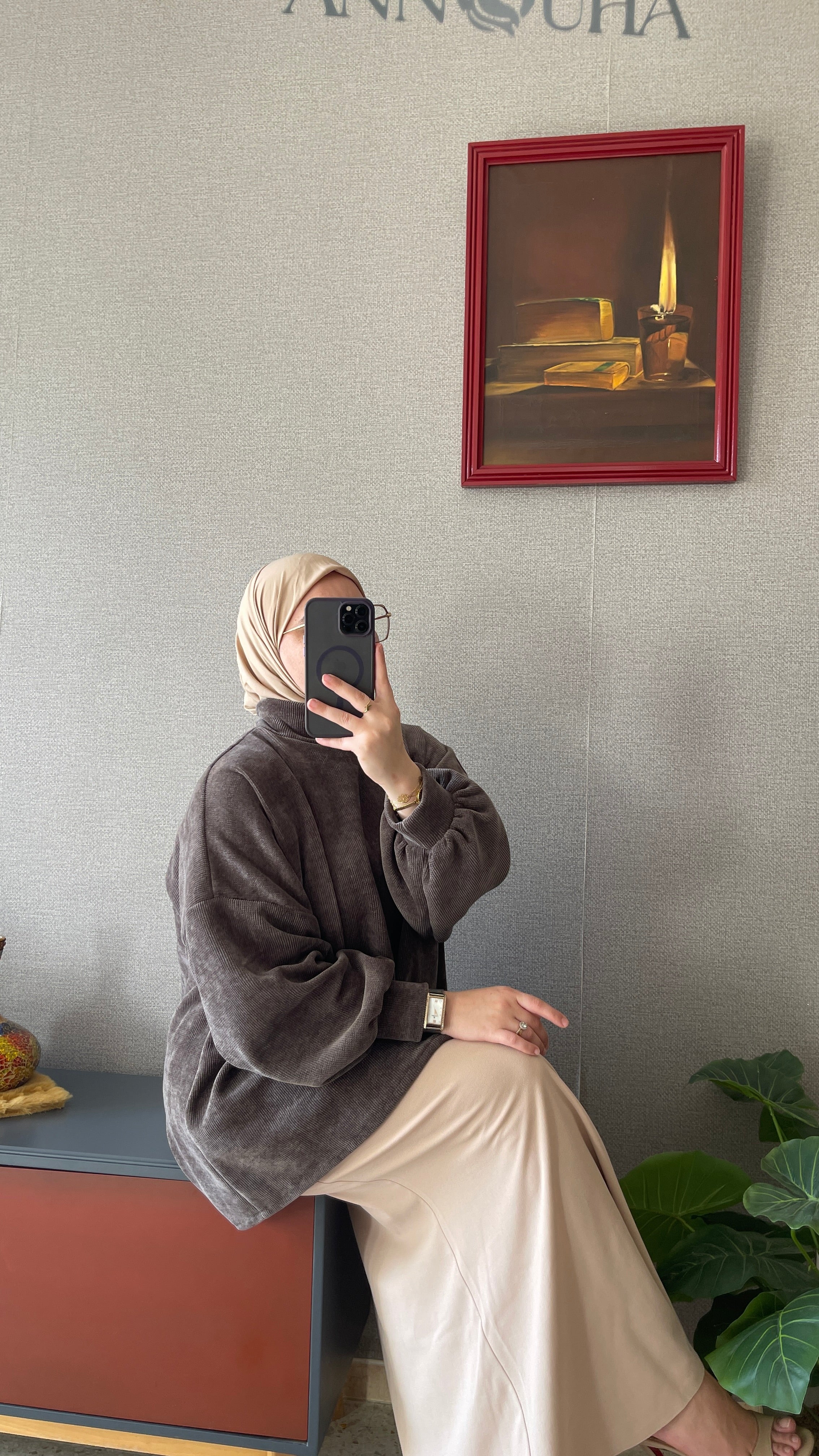 Pull Côtelé Chocolat