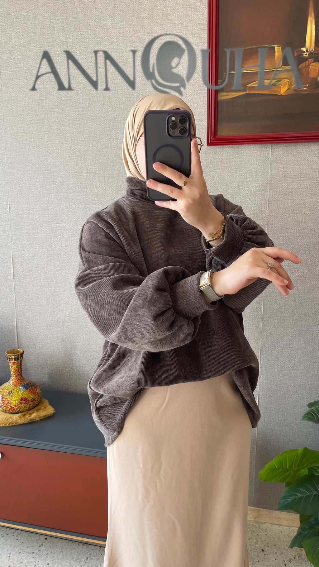 Pull Côtelé Chocolat