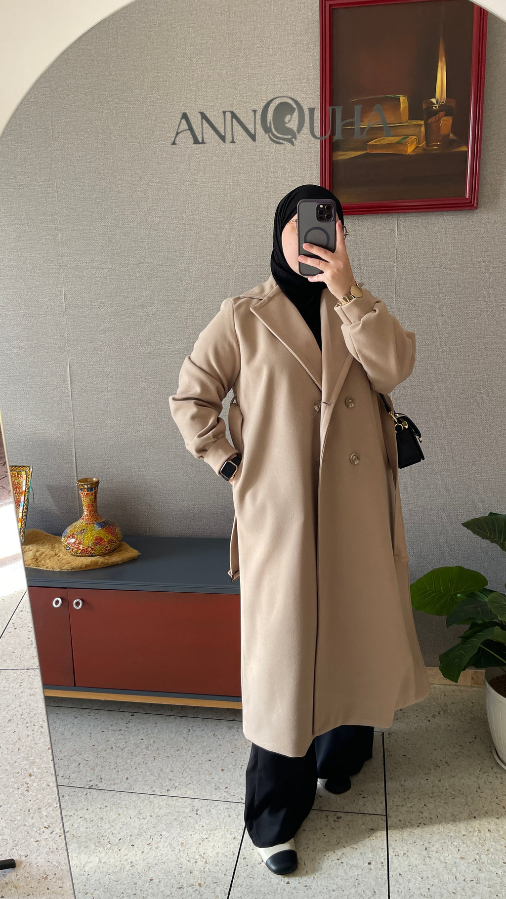 Manteau Élégance Beige