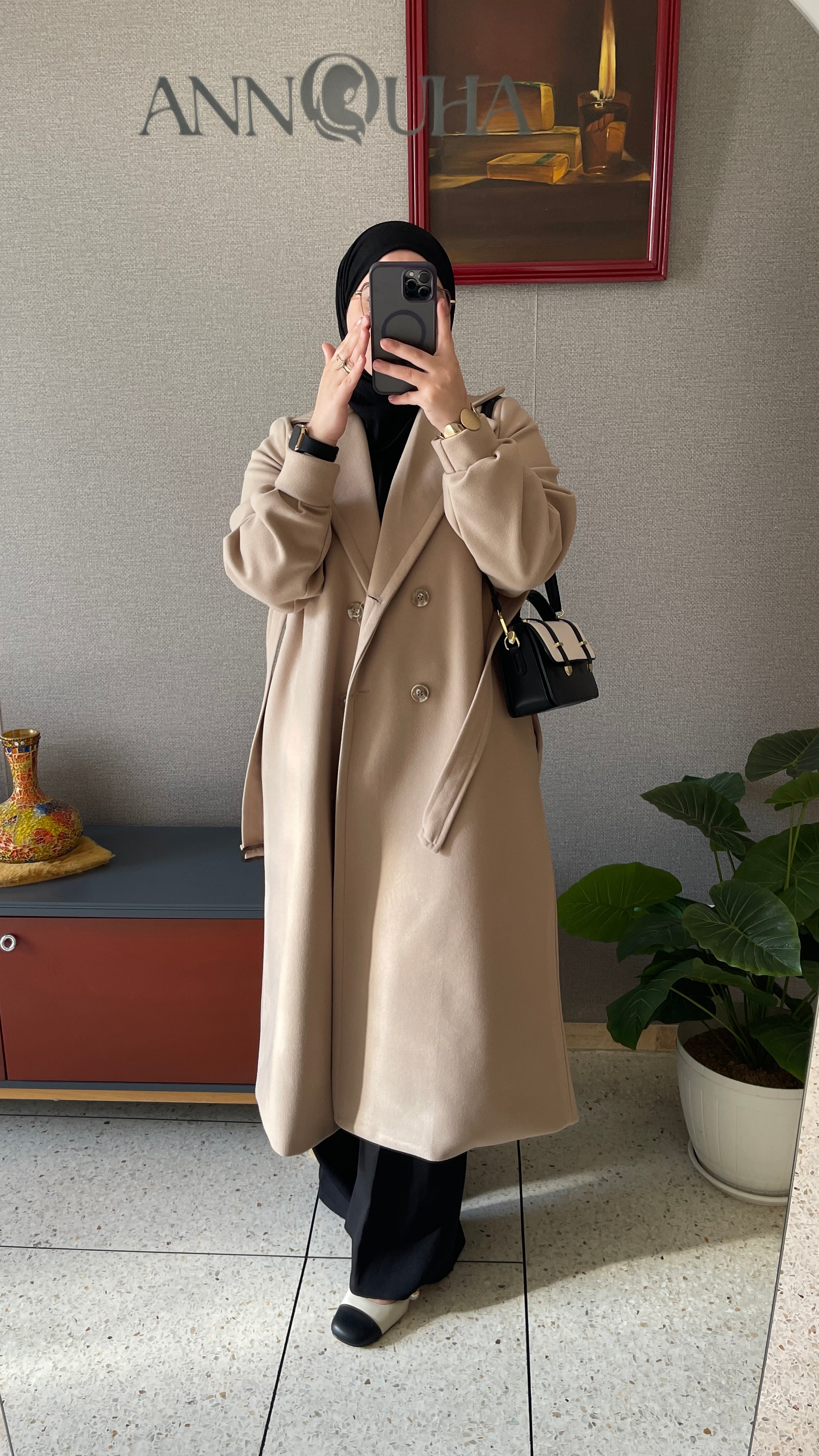 Manteau Élégance Beige