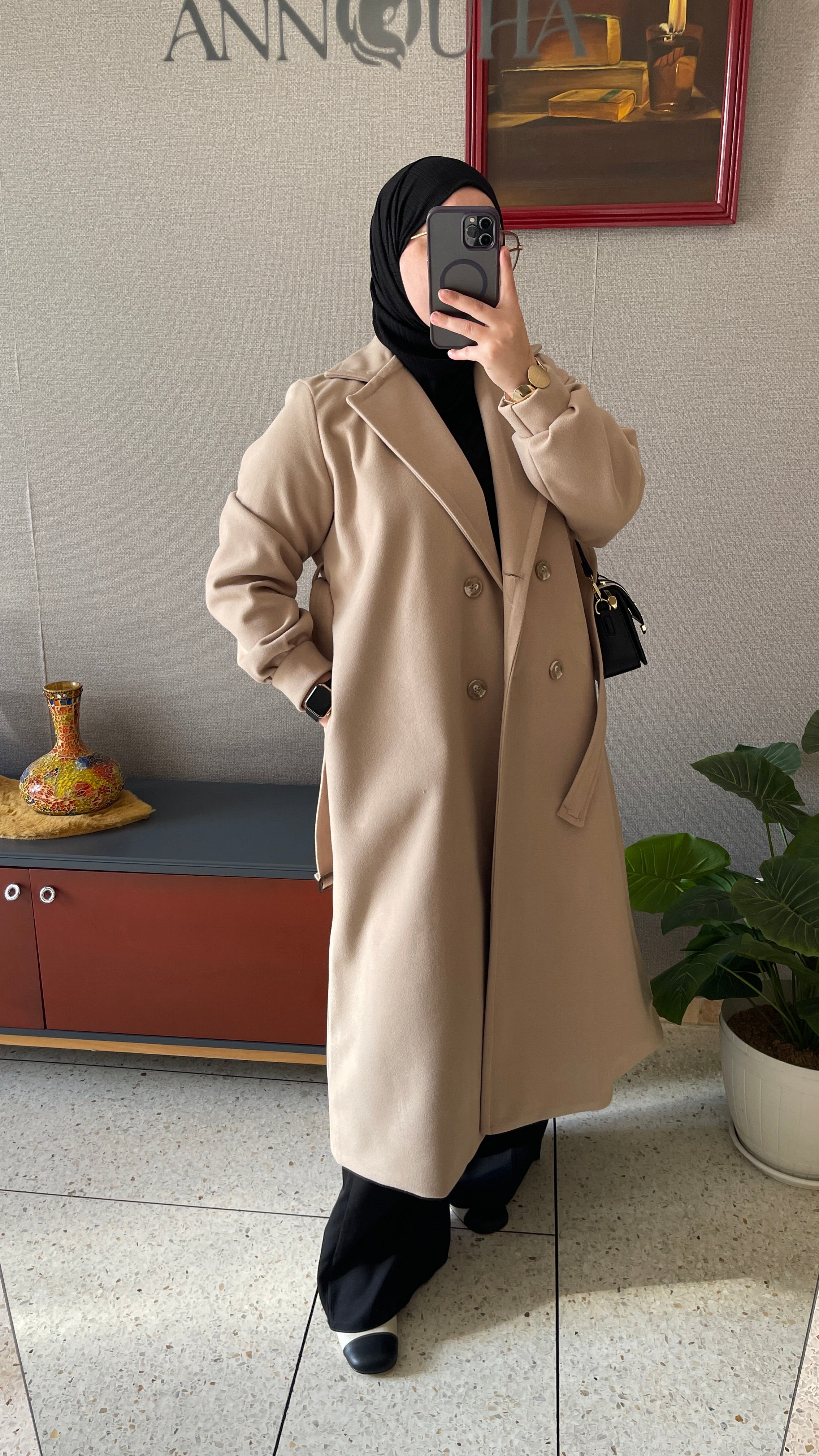 Manteau Élégance Beige