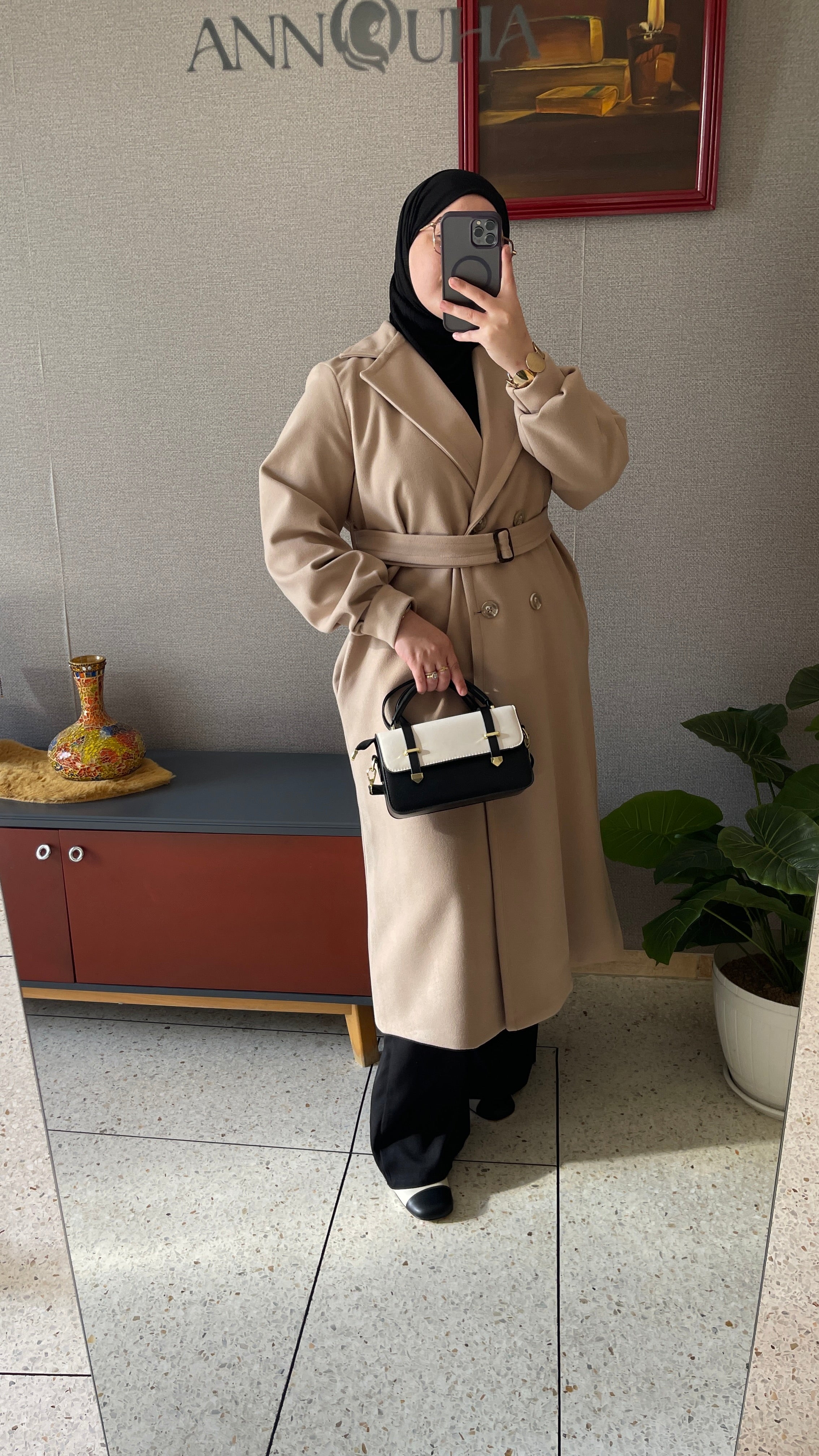 Manteau Élégance Beige