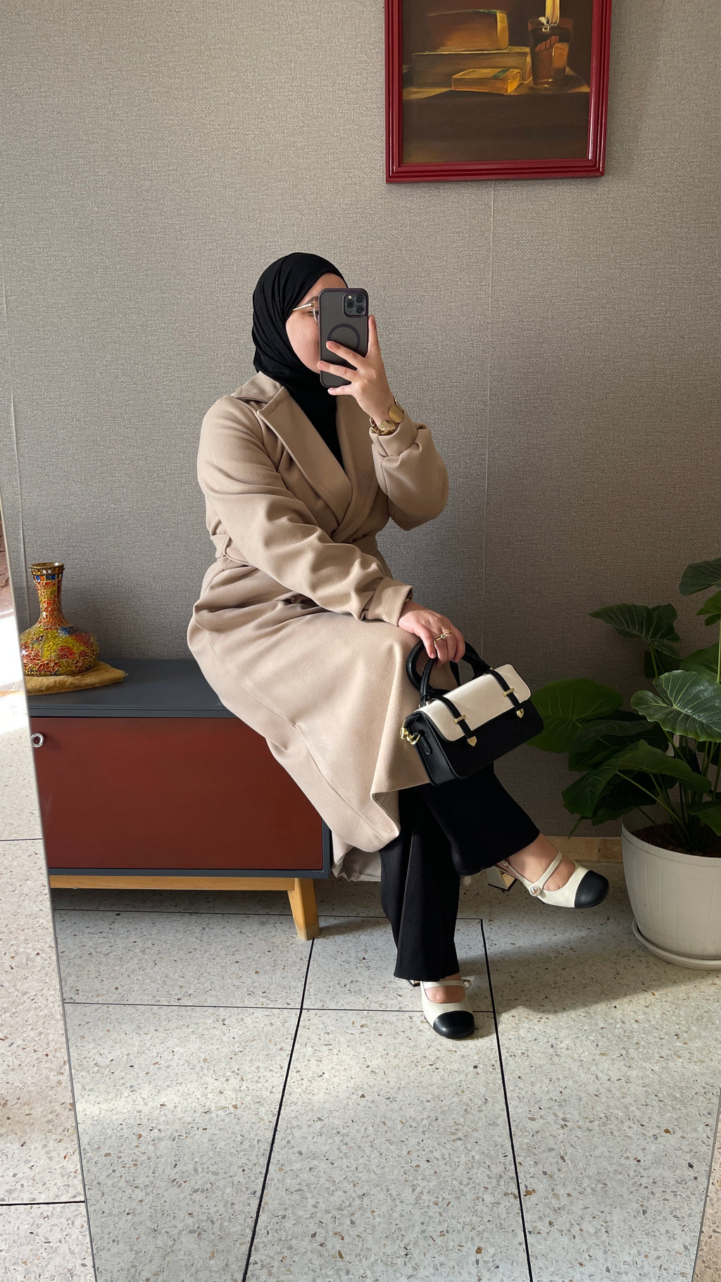 Manteau Élégance Beige