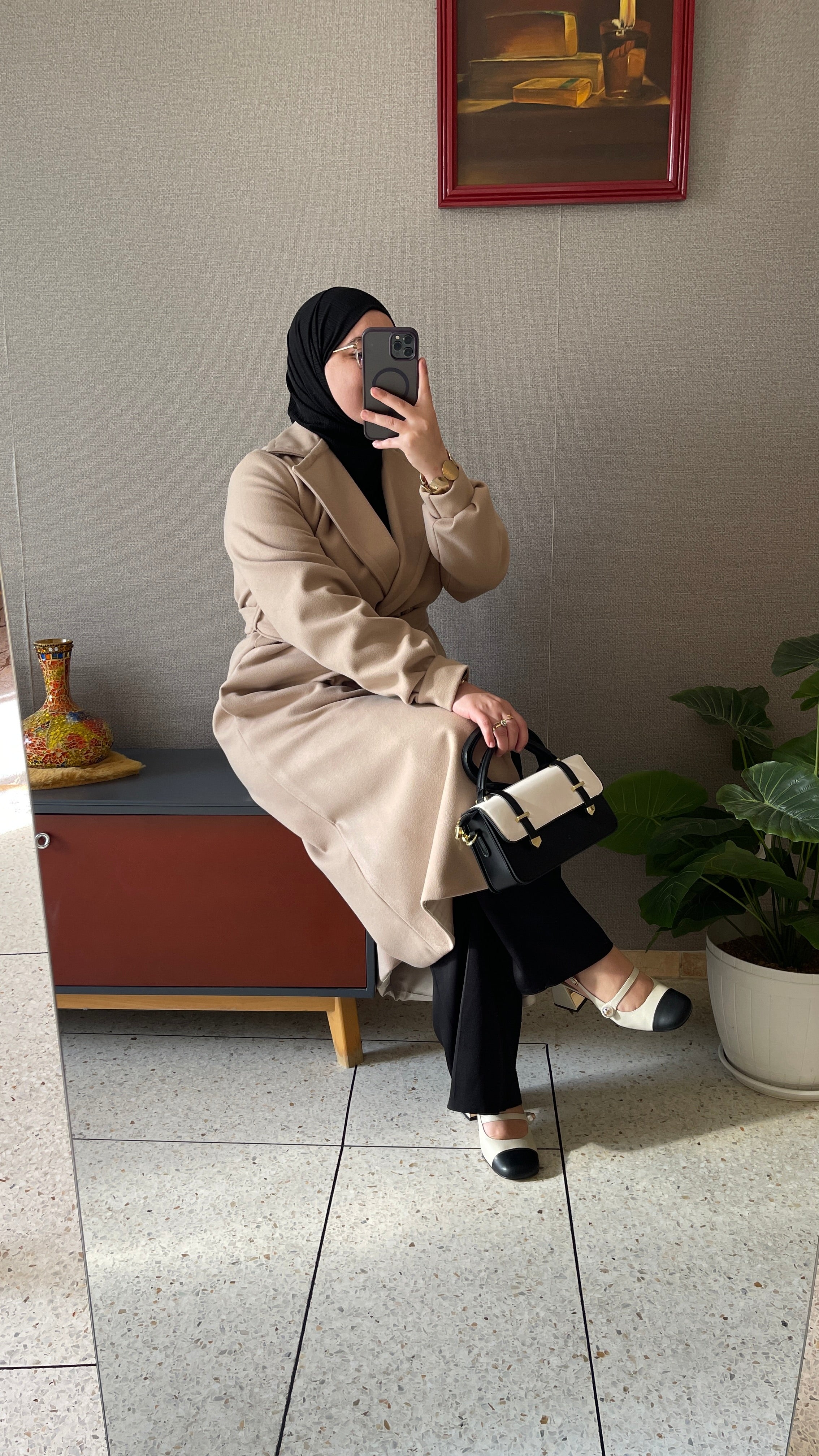 Manteau Élégance Beige